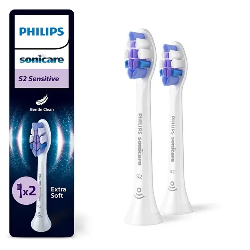 Rezerva periuta electrica Philips Sonicare Sensitive HX6052/87, 2 bucati
