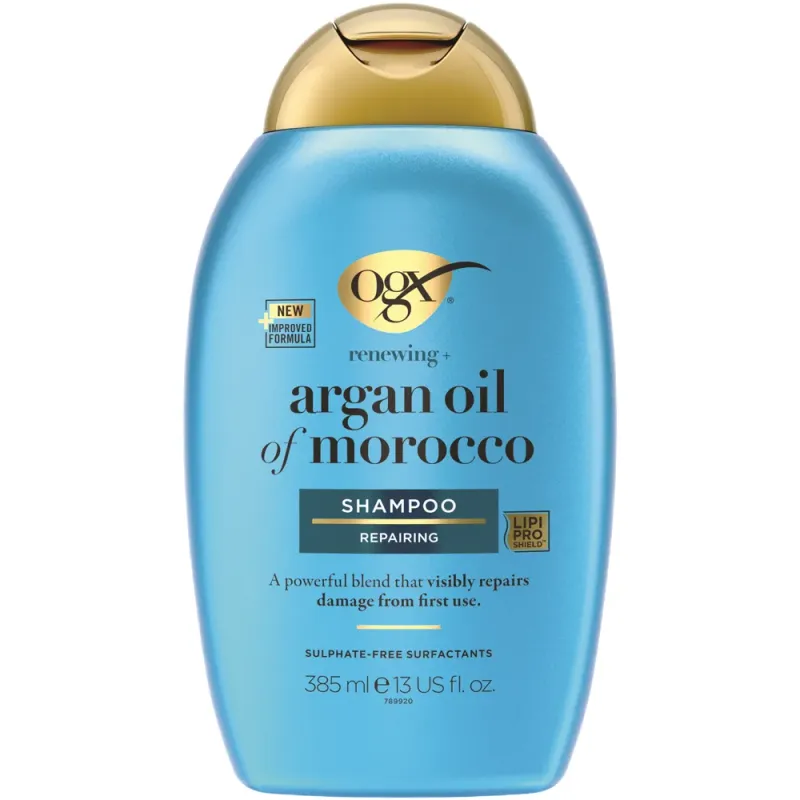 Sampon hidratant reparator OGX Argan Oil, 385 ml