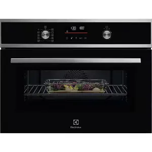 Cuptor incorporabil combi cu microunde ELECTROLUX EVL6E49X, 44 l, inox antiamprenta
