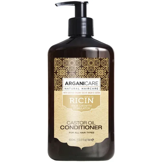 Balsam regenerant ultra-hranitor cu ulei de ricin Arganicare Castor Oil, 400 ml