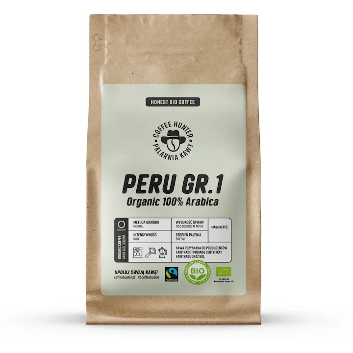 Cafea Organica Peru GR.1, COFFEE HUNTER, 1000g