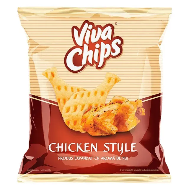 Chipsuri cu aroma de pui Viva, 50 g