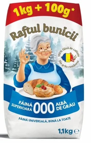 Faina alba de grau Raftul Bunicii, 1.1 kg