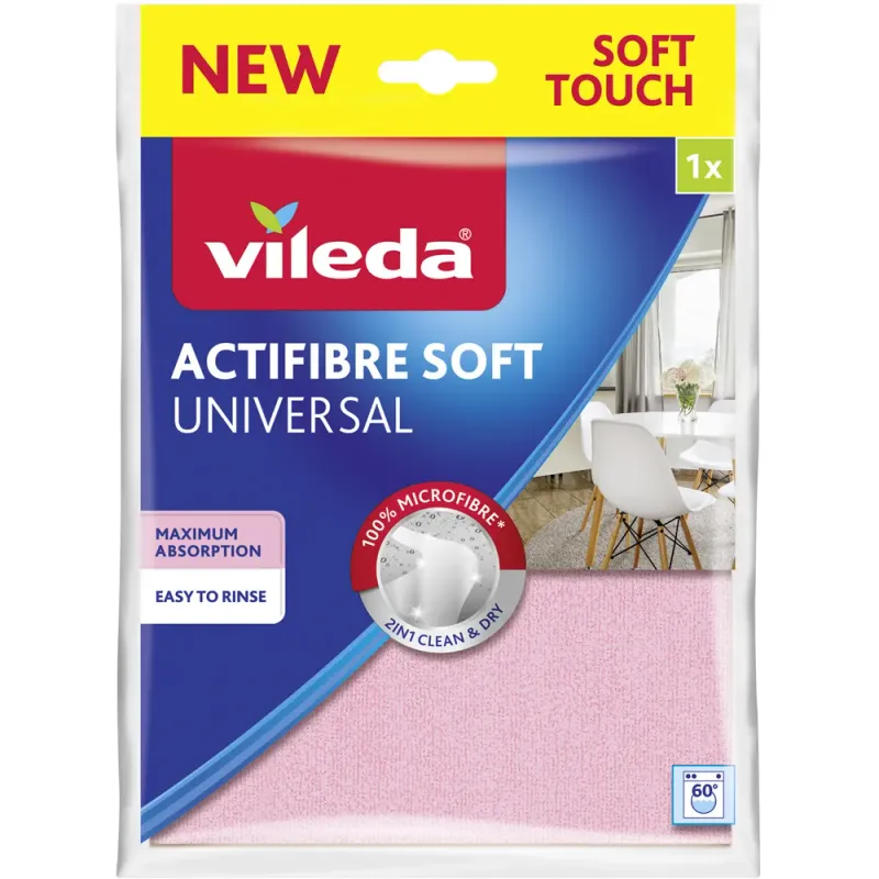 Laveta Actifibre Vileda cu dimensiunile 29 x 29 cm