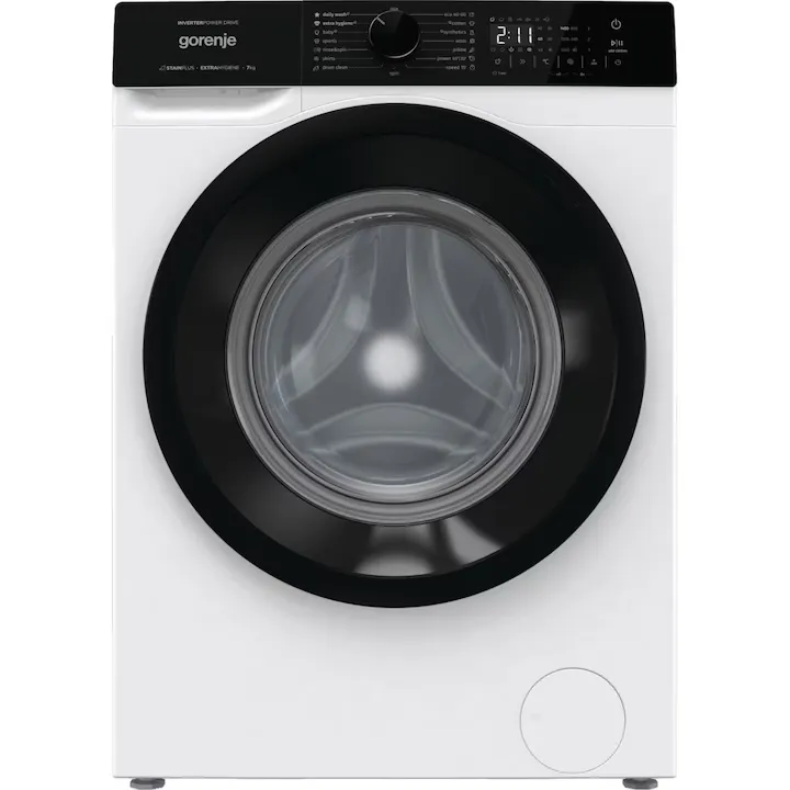 Gorenje WNHA74SASEU Masina de spalat cu incarcare frontala, 7 kg, 1400 rpm, PowerDrive, clasa energetica A, alb