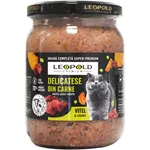 Delicatese din carne pentru pisici adulte, vitel si legume 500g