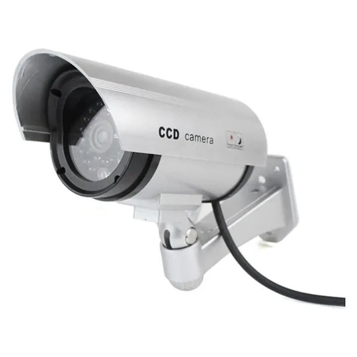 Camera de supraveghere falsa de exterior, LED rosu indicator, ajustabila