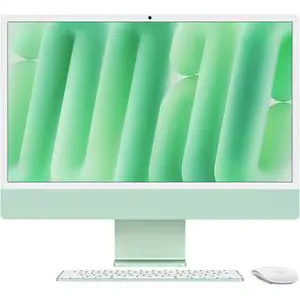 Sistem PC All in One APPLE iMac (2024) mwuy3ro/a, Apple M4, 24" Retina 4.5K, 16GB, SSD 256GB, 10-core GPU, macOS Sequoia, Green, Tastatura layout RO