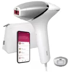 Epilator IPL PHILIPS Lumea Seria 8000 BRI940/00, 450.000 de impulsuri, 1 accesoriu, SenseIQ, retea, argintiu