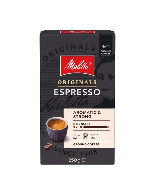 Cafea macinata Melitta Originals Espresso, 250 g