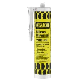 Silicon universal Etalon, rezistent la apa, transparent, interior / exterior, 280 ml