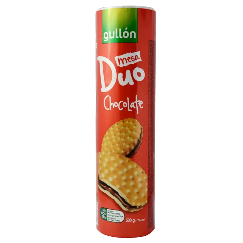 Biscuiti simpli Gullon cu crema de ciocolata 500 g Biscuiti simpli Gullon cu crema de ciocolata 500 g
