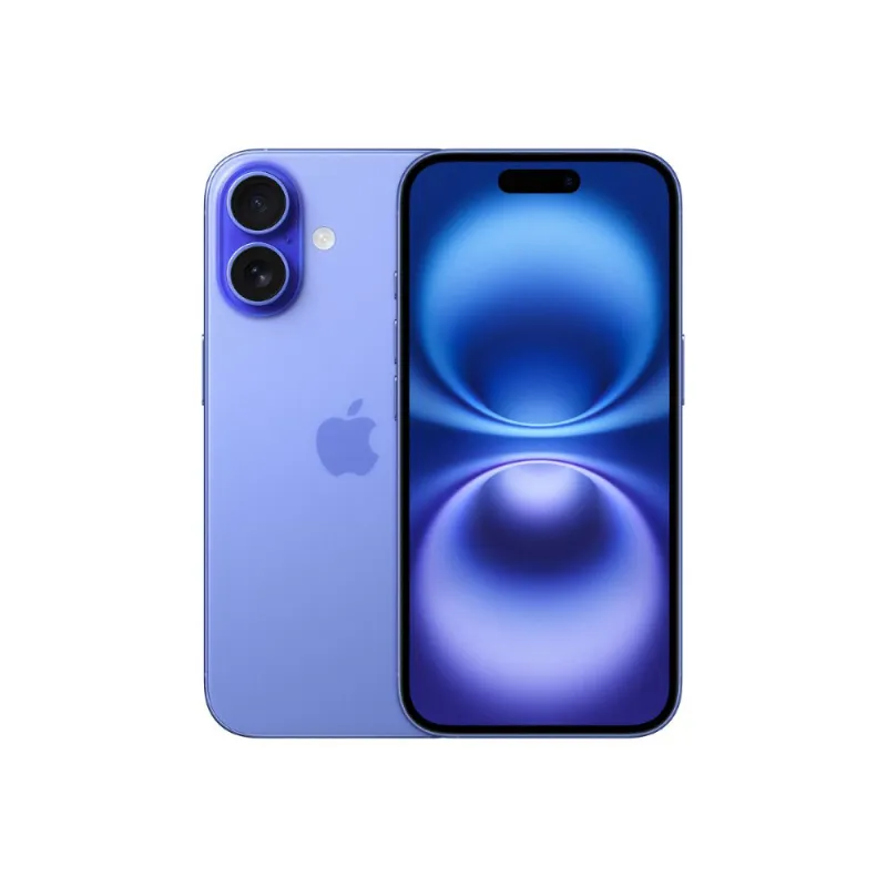 Smartphone Apple iPhone 16, 128GB, Dual Sim, 5G, Ultramarine