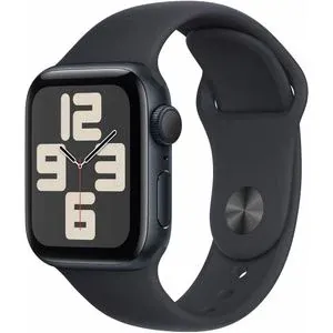 APPLE Watch SE (2nd Gen) V2, GPS, 44mm Midnight Aluminium Case, Midnight Sport Band - S/M