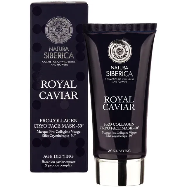 Masca de fata Natura Siberica Royal Caviar Pro-Collagen, 75 ml