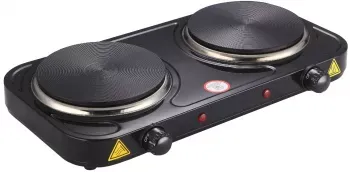 Plita electrica Ardes AR1F20 1000W + 1000W 2 ochiuri fonta Termostat Negru