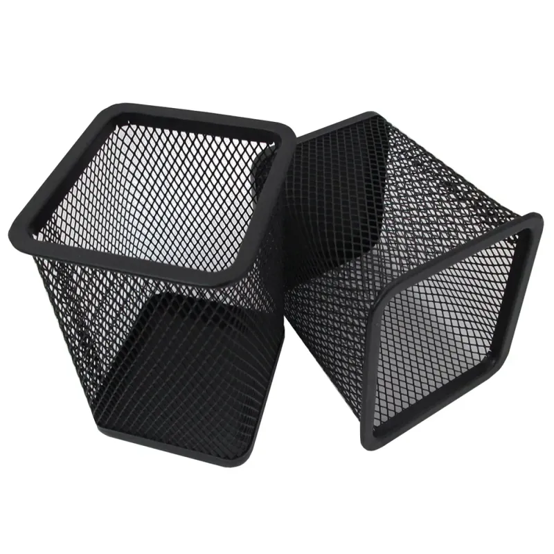 Suport cubic pentru pixuri metal