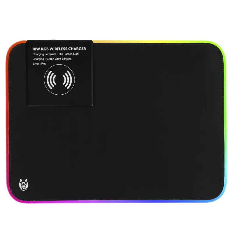 Mousepad Gaming A+ Nuwa, iluminat, incarcare wireless 10W, 360*260*3 mm
