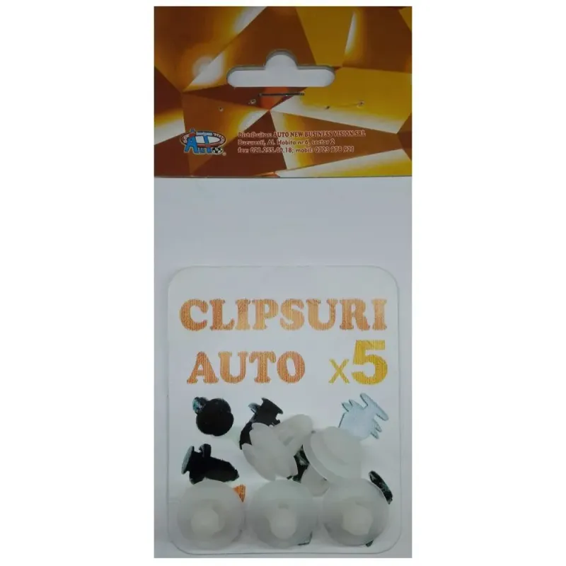 Clips auto de plastic, 411, 5 bucati