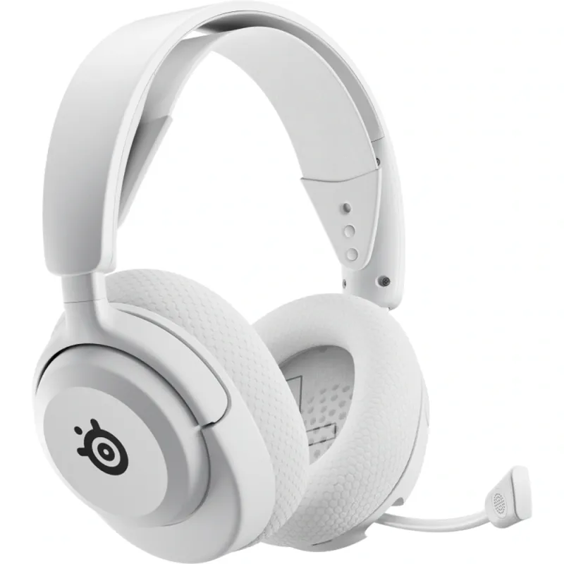 Casti Gaming Wireless STEELSERIES Arctis Nova 5X, Spatial Audio, multiplatforma, alb