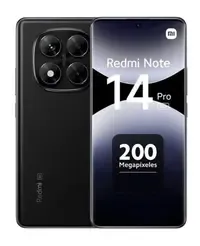 Telefon Mobil Xiaomi Redmi Note 14 Pro, Procesor Mediatek Dimensity 7300 Ultra Octa-Core, AMOLED 6.67", 12GB RAM, 512GB Flash, Camera Tripla 200+8+2 MP, Wi-Fi, 5G, Dual Sim, Android (Negru)