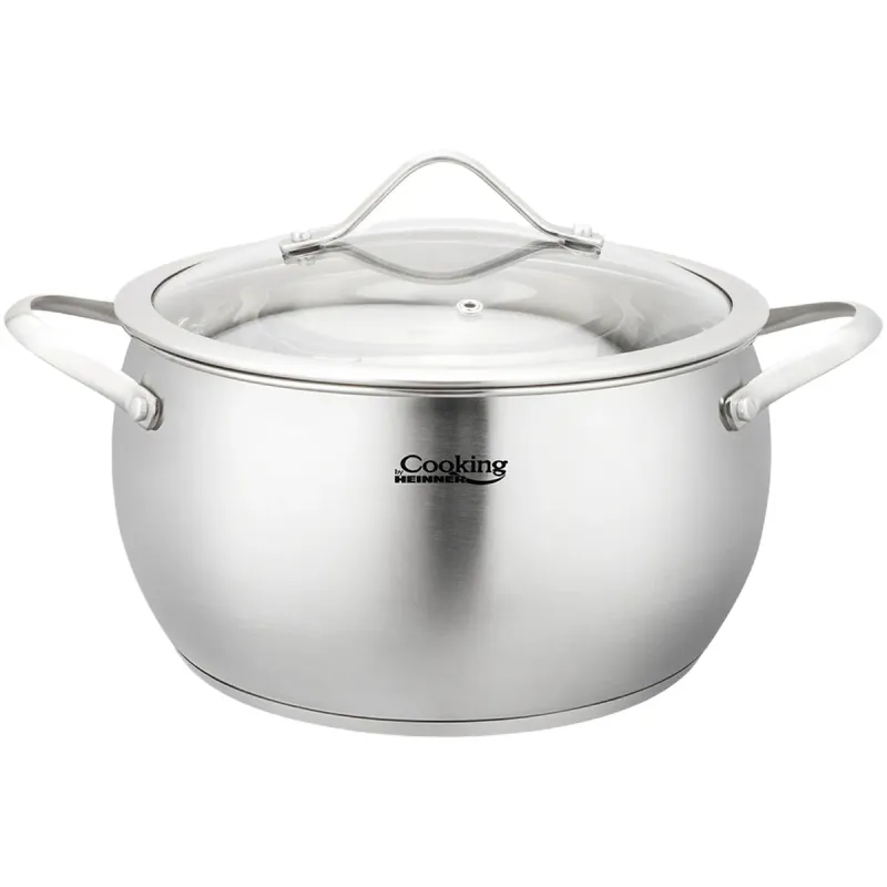 Oala cu capac Cooking by Heinner Origini Nicolai Tand, inox, 4.3 l, 22 x 11.5 cm