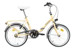 Bicicleta pliabila, Cadru otel 20" Steel, Bej