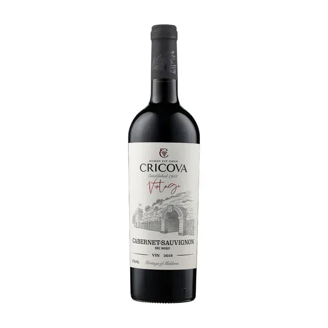 Vin rosu sec Cricova Vintage, Cabernet Sauvignon, 0.75 l