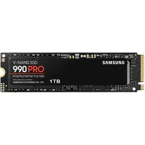 Solid-State Drive (SSD) SAMSUNG 990 Pro, 1TB, PCIe NVMe 4.0 x4, M.2, MZ-V9P1T0BW