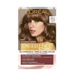 Vopsea de par permanenta fara amoniac L'Oreal Paris Excellence Universal Nudes 6U Dark Blonde, 192 ml