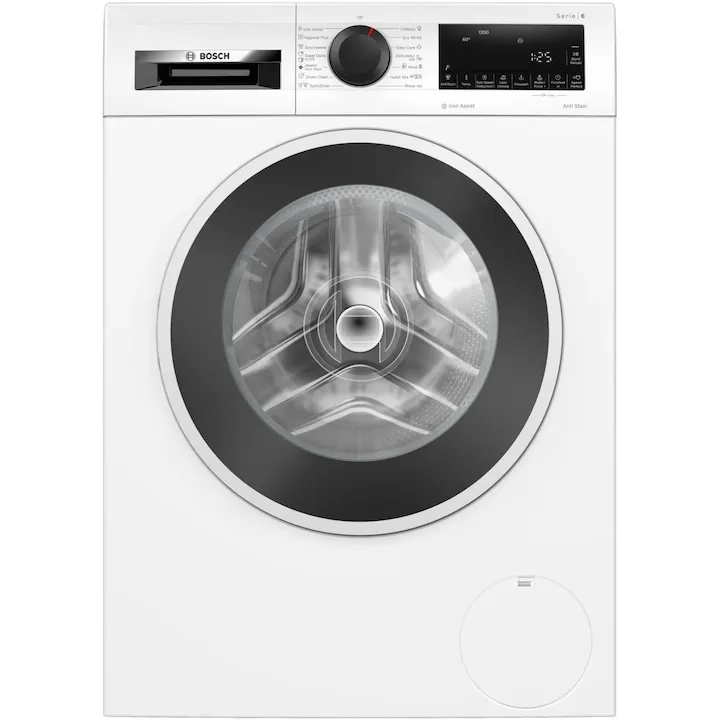 Masina de spalat rufe Bosch WGG242Z2BY, 9 kg, 1200 rpm, Clasa A, Motor EcoSilence Drive, Alb