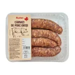 Carnati de porc grosi Auchan, +/- 700 g