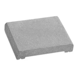 Capac 1 stalp gard Elis Pavaje, gri, 280 x 225 x 50 mm