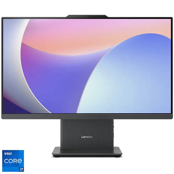 Sistem All-in-One Lenovo IdeaCentre AIO 24IRH9 cu procesor Intel® Core™ i7-13620H pana la 4.9GHz, 23.8", Full HD, IPS, 16GB DDR5, 1TB SSD M.2 2280 PCIe 4.0x4 NVMe, Intel® UHD Graphics, No OS, Luna Grey