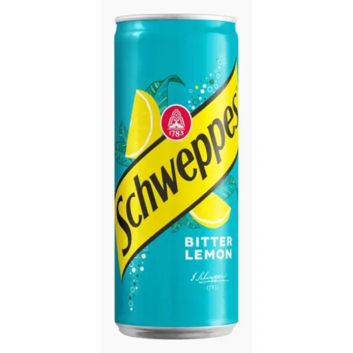 Bautura carbogazoasa Schweppes Bitter-Lemon 24 x 0, 33 L