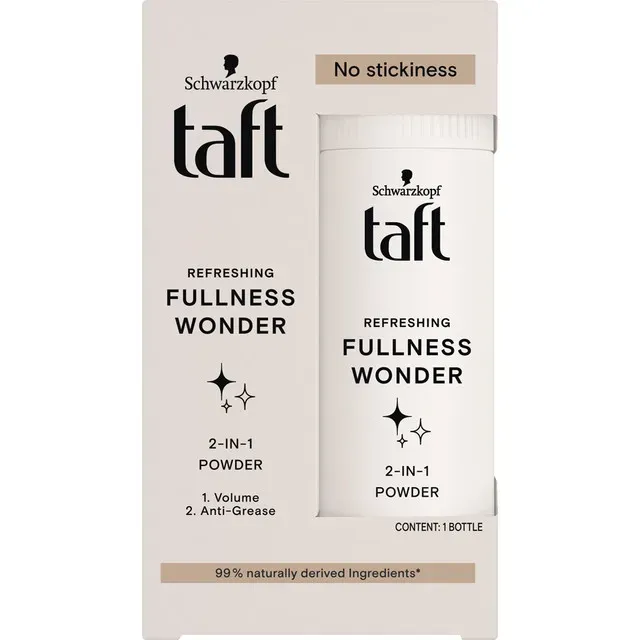 Pudra pentru coafat 2 in1 Schwarzkopf Taft Fullness Wonder, 10 g