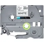 Banda etichete BROTHER TZe-231S, 12 mm, 4 m, Negru pe Alb
