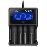 Incarcator XTAR VC4 pentru 4 acumulatori Li-Ion / Ni-Mh functie de masurare a capacitatii