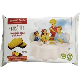 Buseuri cu gem cu caise si glazura 300g