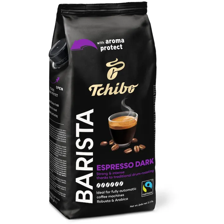 Cafea boabe, Tchibo Barista Espresso Dark, 1 kg