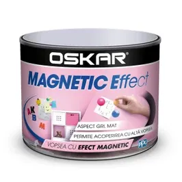 Vopsea decorativa cu efect magnetic Oskar Magnetic Effect, interior, 0.5 L