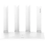 Router Wireless ZTE T3000, AX3000, Dual-Band, Wi-Fi 6, 160MHz Ultra Wide Bandwidth, zLink Boost, Easy Mesh, Dual - Core Qualcomm, 4GB RAM, 2GB Flash, NFC, ZTELink App, Alb