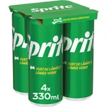 Bautura racoritoare carbogazoasa cu aroma de lamaie si lamaie verde 4x330ml