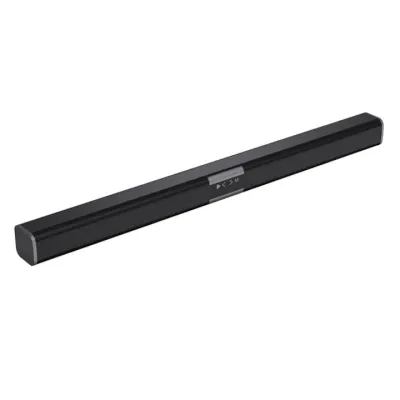 TAIGENOOU®Soundbar, Difuzor stereo, 2.0Difuzor inteligent, Bluetooth 5.0, Interfata USB/AUX/FM/TF, stereo 360°, sunet surround 3D, calitate sunet HIFI, 1200mAh, compatibilitate larga, negru