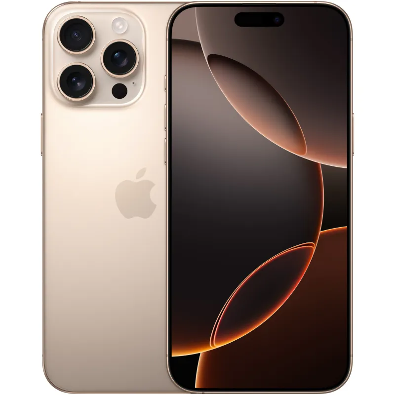 Apple iPhone 16 Pro Max, 256GB, 5G, Desert Titanium