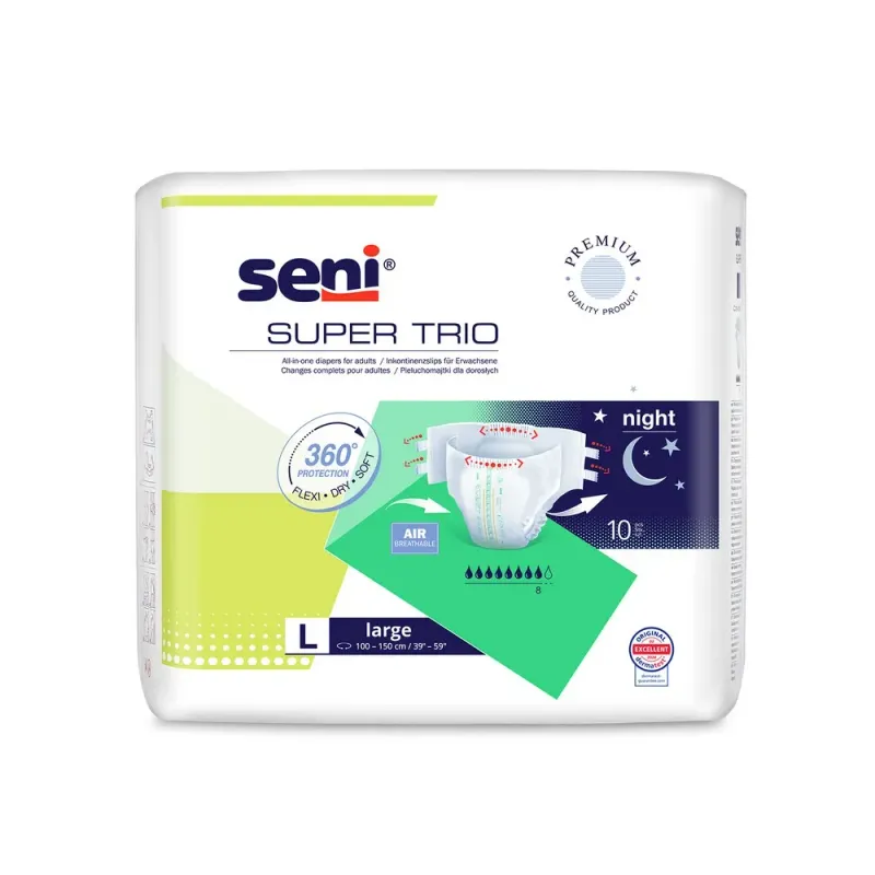 Scutec incontinenta Super Seni Trio Large, 10 bucati