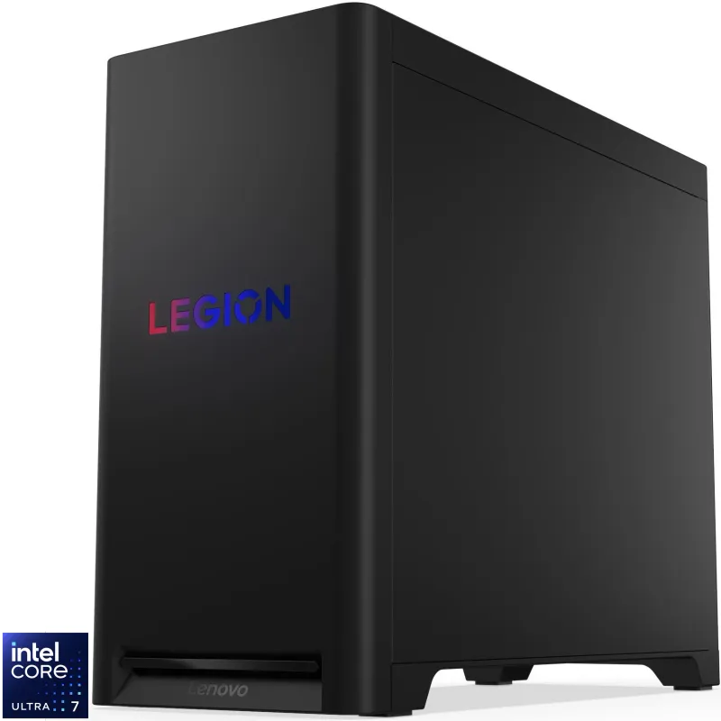 Sistem Desktop PC Gaming Lenovo Legion T5 30IAX10 cu procesor Intel® Core Ultra 7 255HX pana la 5.2GHz, 24GB DDR5, 1TB SSD, NVIDIA® GeForce RTX™ 5070 12GB GDDR7, No OS, Eclipse Black, 3y on-site Premium Care