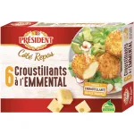 Branza emmental pane President, 6 bucati, 150 g