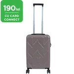 Geanta de voiaj cu roti 20 inci sampanie