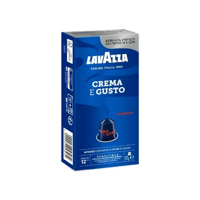 Capsule cafea Lavazza Crema & Gusto, compatibile Nespresso, 10 capsule